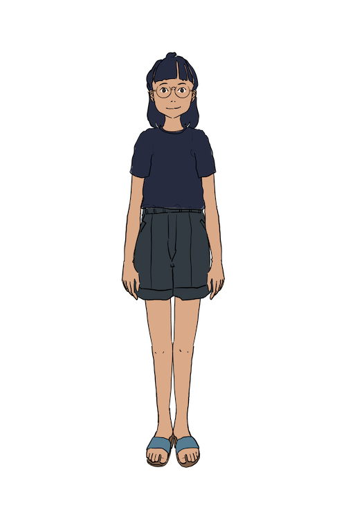 Character created with the character creator